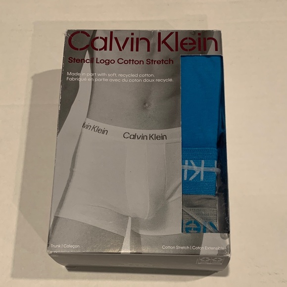 NWT Calvin Klein Cotton Stretch Trunk Boxer Briefs (2 pack Open Box) sz Large - Picture 1 of 3
